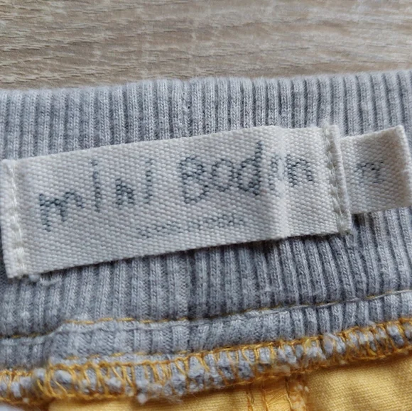 2012 vguc Mini Boden size 7 yellow cargo shorts - Picture 4 of 13